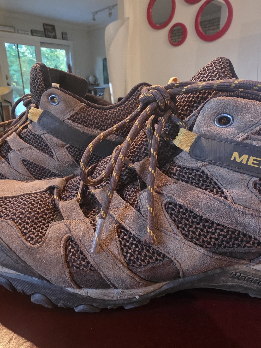 Merrell Moab Size 11 Men's Brown Hiking Shoes - Durable Trail Sneakers
